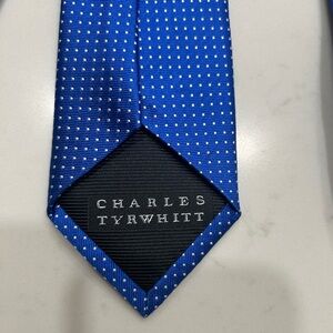 Charles Tyrwhitt Royal Blue Tie with White Dots